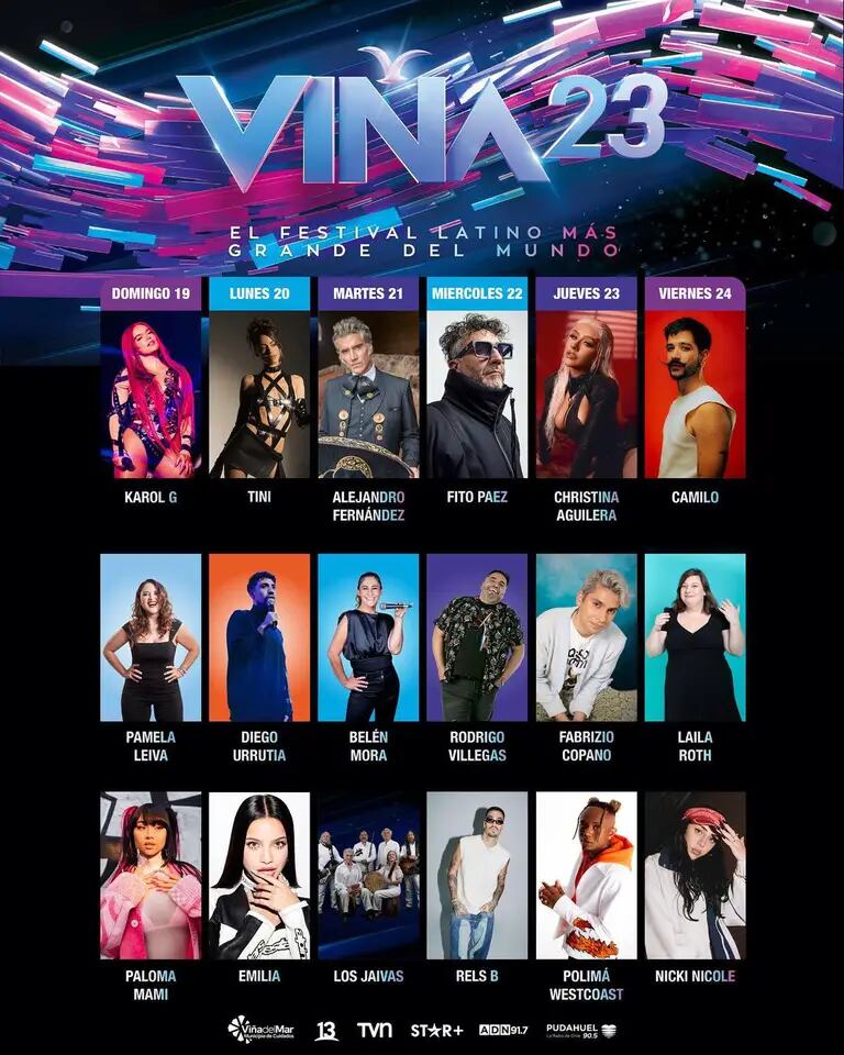 Cartel de Viña del Mar 2023.