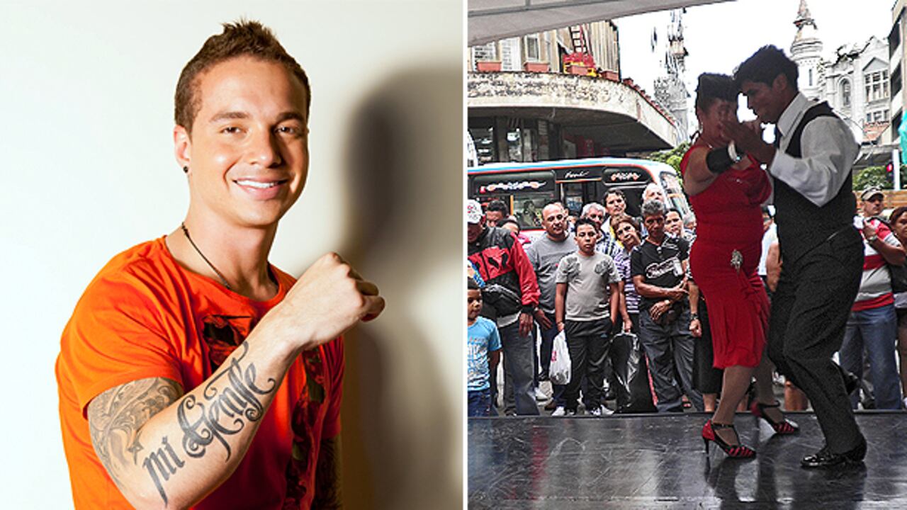 J Balvin es uno de los reguetoneros más conocidos de Medellín / En Medellín siguen bailando tango y recordando a Carlos Gardel.