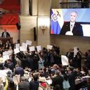 La oposición saboteó el discurso del presidente Duque.