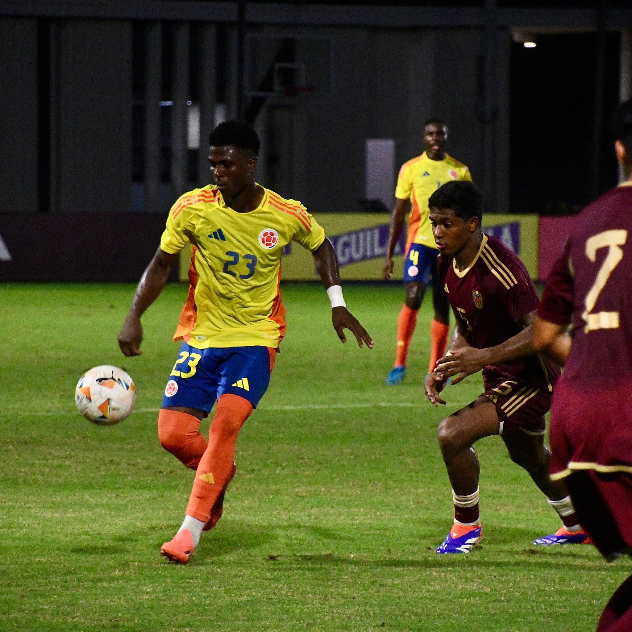 Selección Colombia Sub-20 se enfrenta a Venezuela en un amistoso