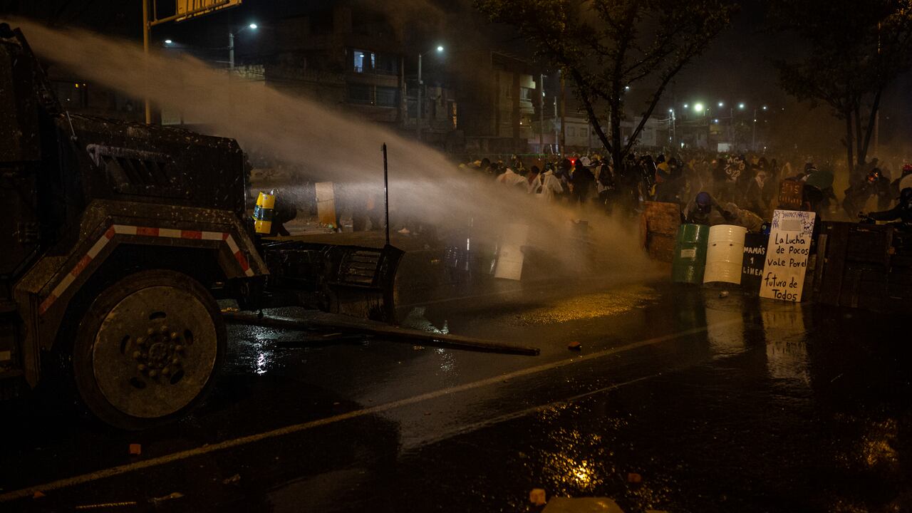 Violenta jornada de protestas en Usme deja ocho capturados, previo al paro nacional