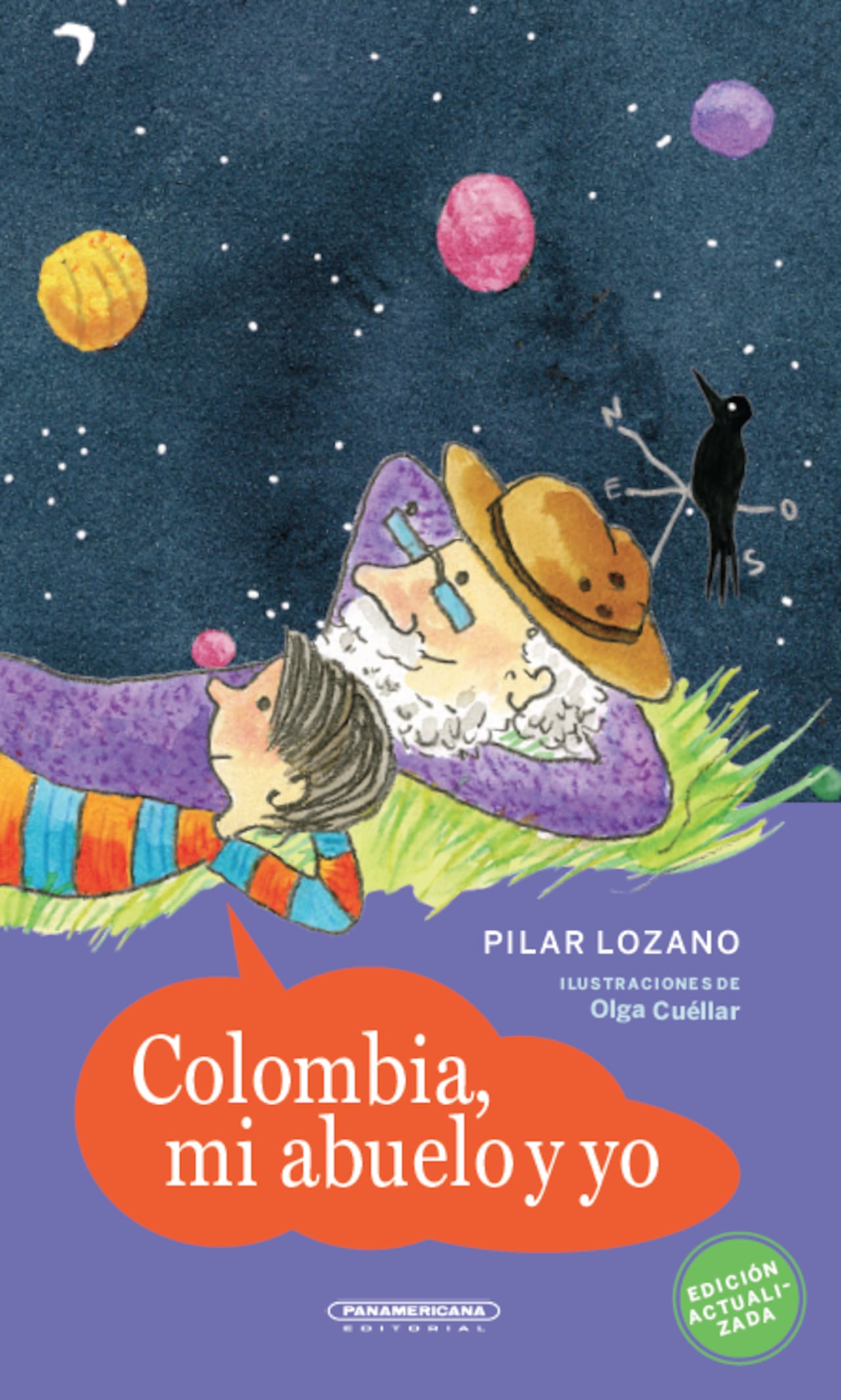 Ilustraciones de Olga Cuéllar, del libro "Colombia, mi abuelo y yo". Cortesía de Editorial Panamericana.