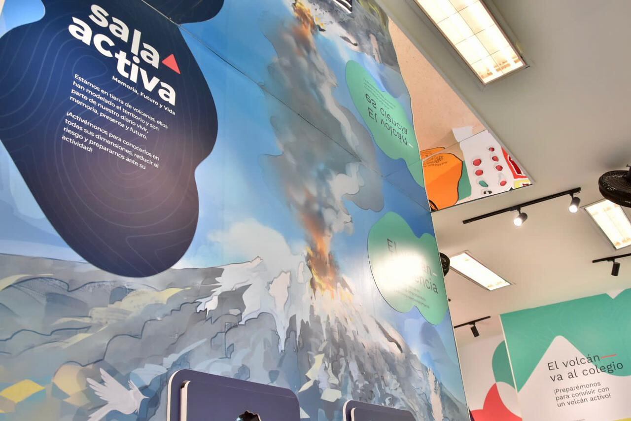 La sala de comunicación del riesgo volcánico abre sus puertas en el Parque Omayra Sánchez