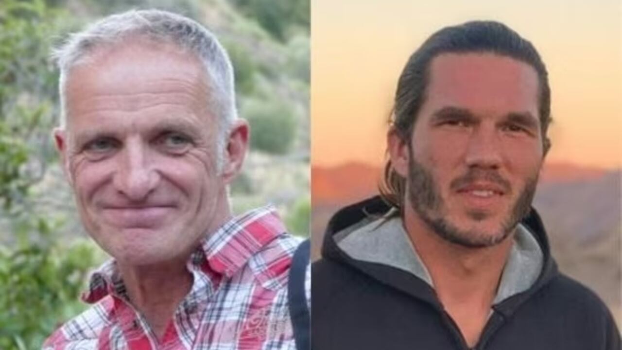 Bernard Phélan y Benjamin Brière, franceses liberados.