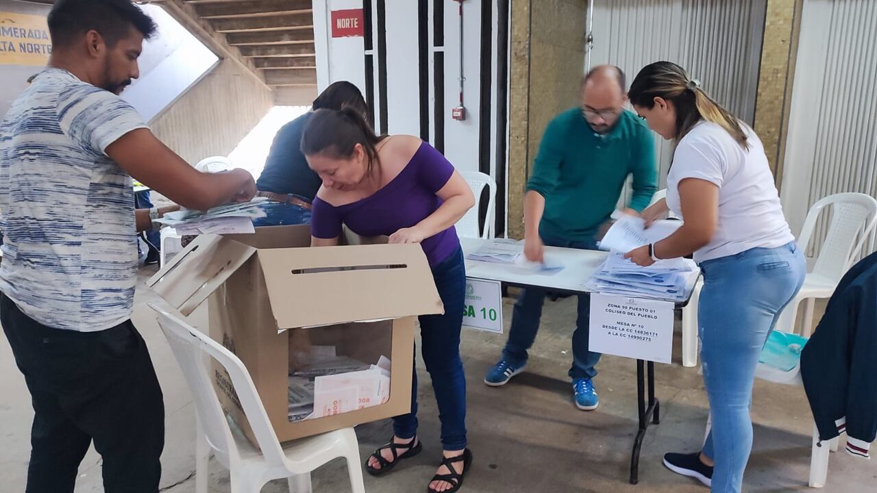 Conteo de Votos Coliseo del Pueblo.