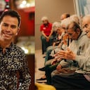 Jhonny Rivera y su familia alojan a adultos mayores damnificados