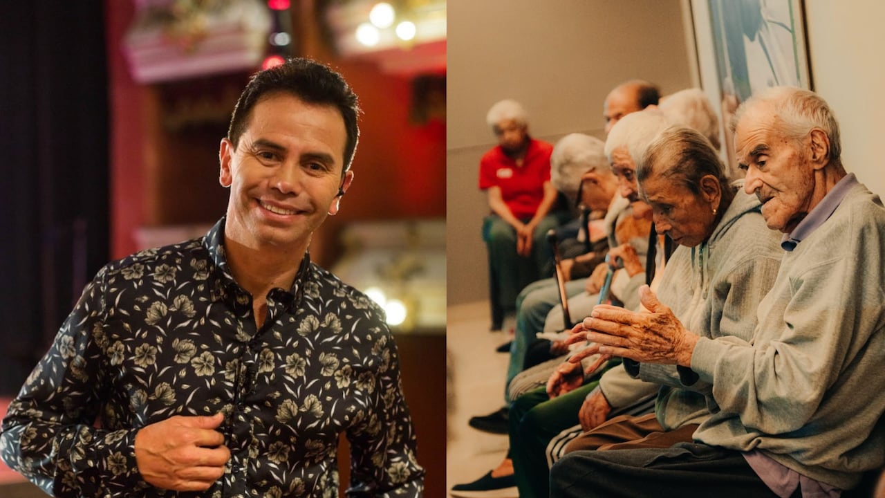 Jhonny Rivera y su familia alojan a adultos mayores damnificados.