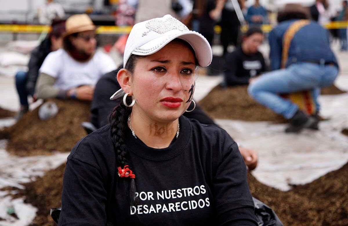 Acto de conmemoración por las víctimas de desaparición forzada. Bogotá. 30 de agosto de 2016  Foto: León Darío Peláez / SEMANA 