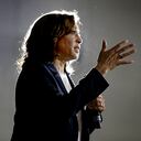 SOMERSWORTH NH. - 14 DE JULIO: La candidata demócrata a la presidencia, Kamala Harris, habla en un evento el 14 de julio de 2019 en Somersworth, NH. (Foto del personal de Nancy Lane / MediaNews Group / Boston Herald) (Foto de Nancy Lane / MediaNews Group / Boston Herald a través de Getty Images)