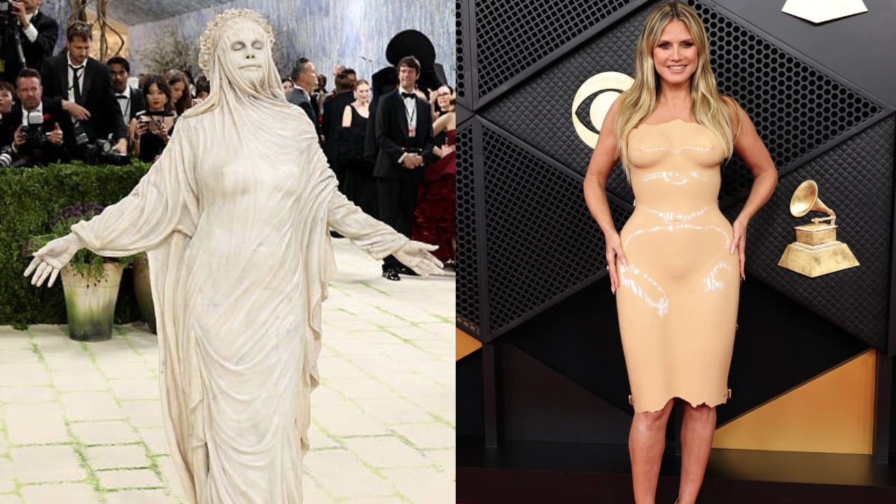 Heidi Klum impacta en la Met Gala 2026.