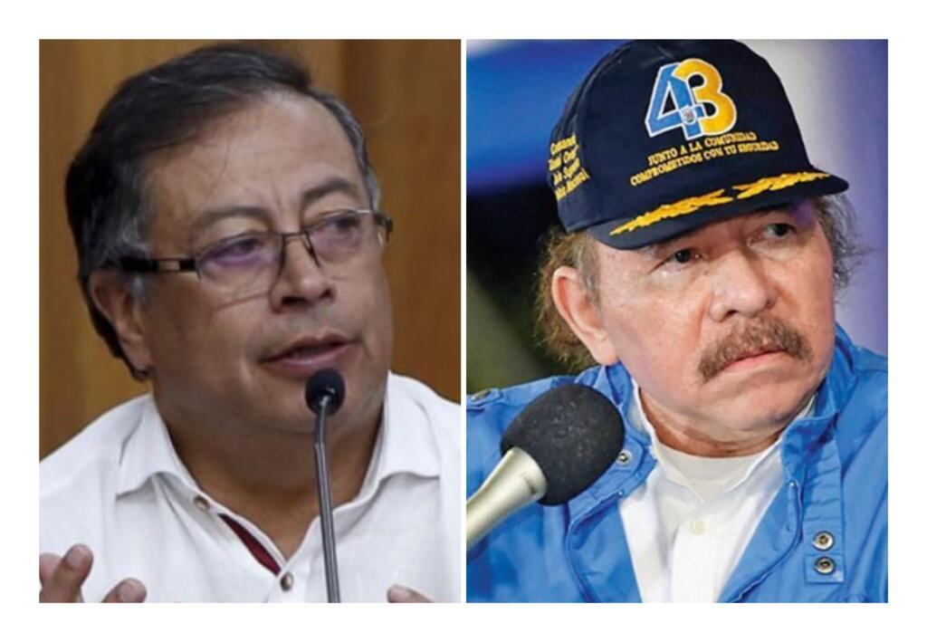 Gustavo Petro y Daniel Ortega