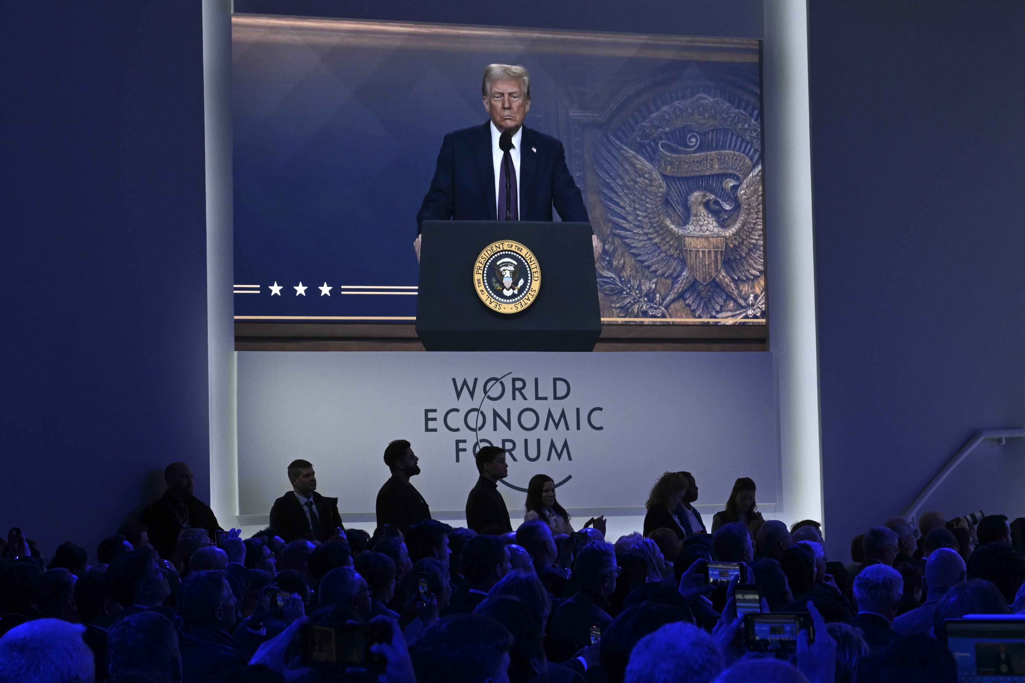 Donald Trump en el Foro Económico Mundial en Davos