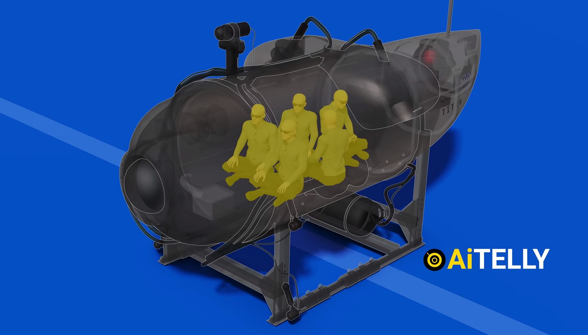 El video fue realizado con datos recopilados de la misma empresa OceanGate, propietaria del sumergible.