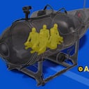 El video fue realizado con datos recopilados de la misma empresa OceanGate, propietaria del sumergible.