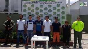 Grupo delincuencial Los Leñadores, dedicados presuntamente al hurto a residencias y motocicletas en Ábrego (Norte de Santander)