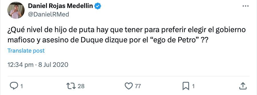 Trino de Daniel Rojas.