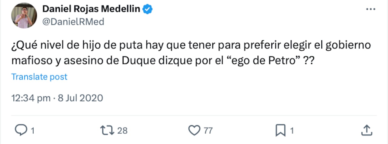 Trino de Daniel Rojas.