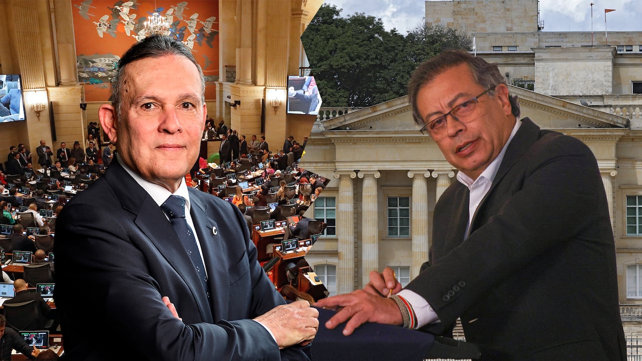 Efraín Cepeda y Gustavo Petro.