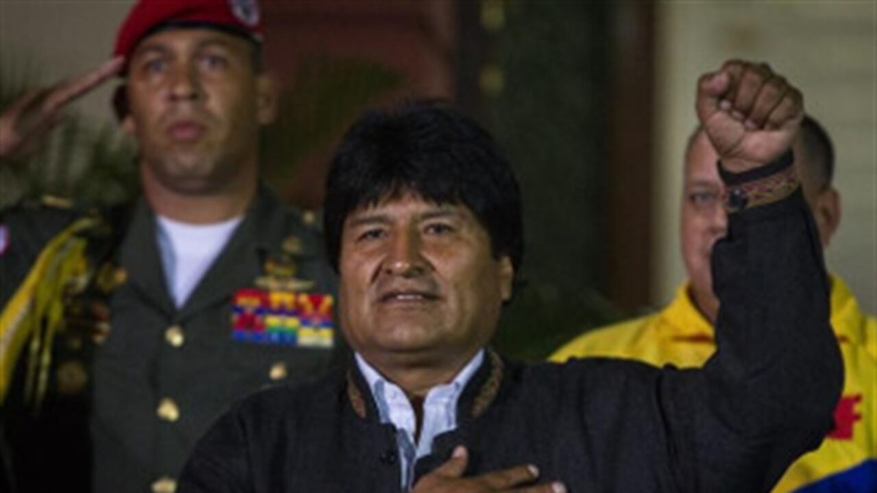 Evo Morales, uno de los pocos presidentes en defender a Nicolás Maduro. Foto: AFP
