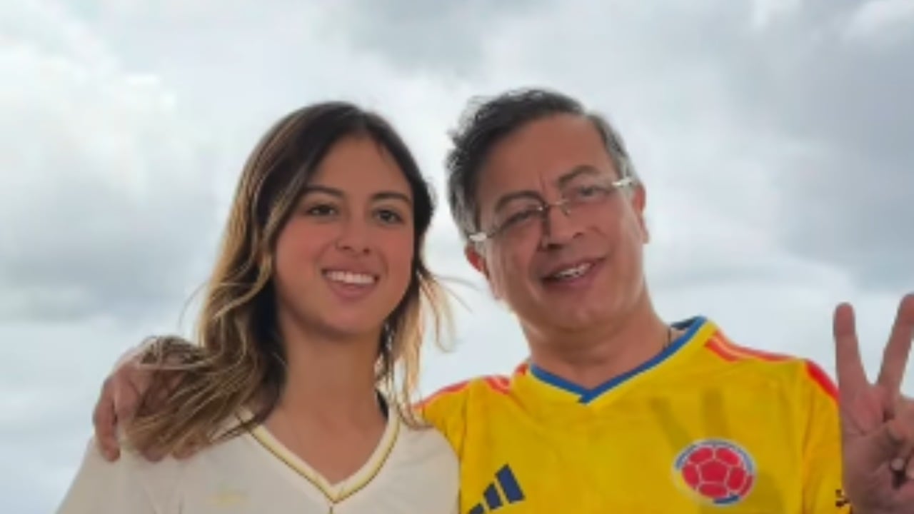 Antonella y Gustavo Petro.