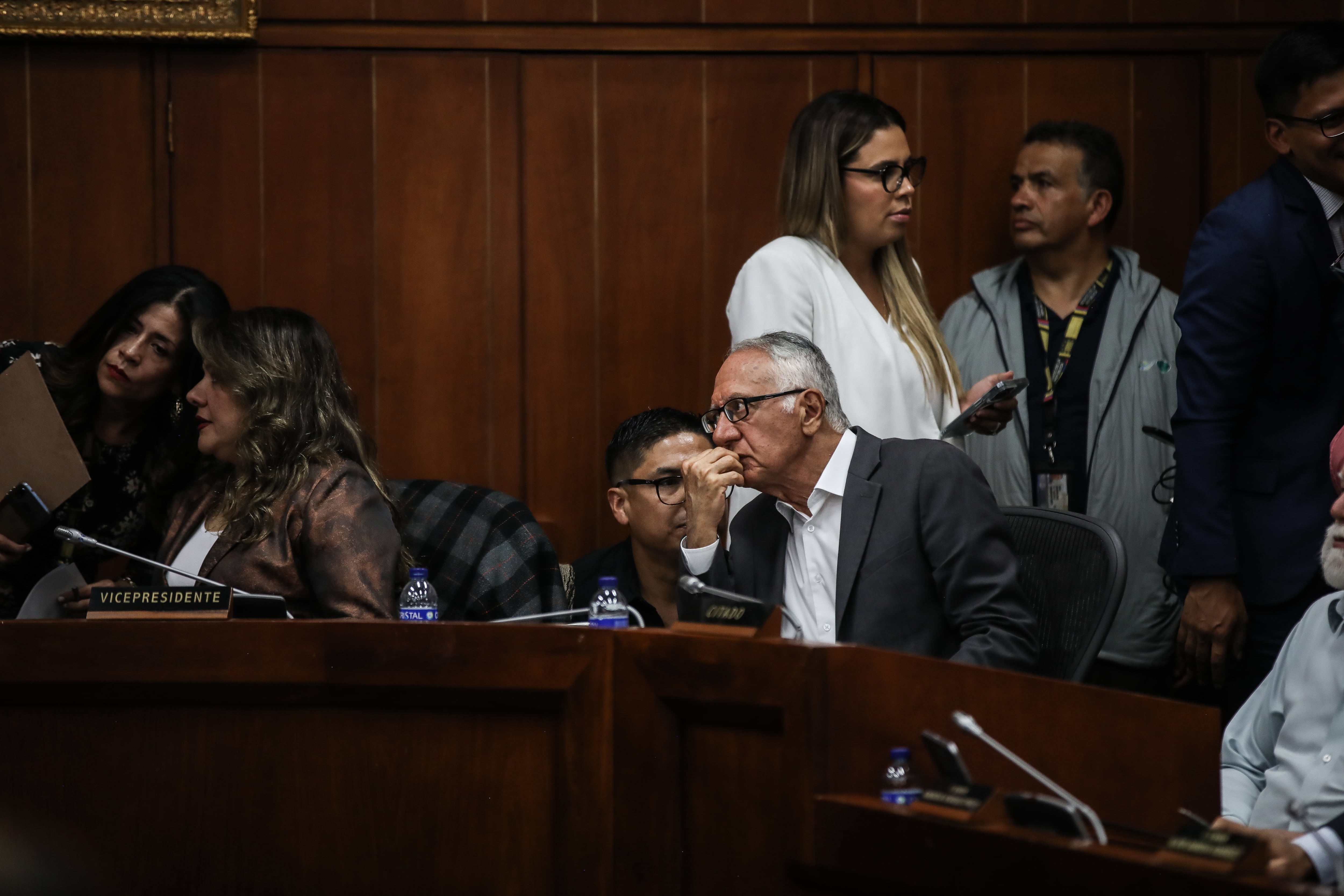 Ministro de Salud Guillermo Alfonso Jaramillo, Director de Adres Félix León Martínez
