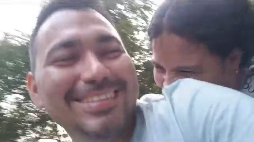 Video grabado por víctima del accidente.