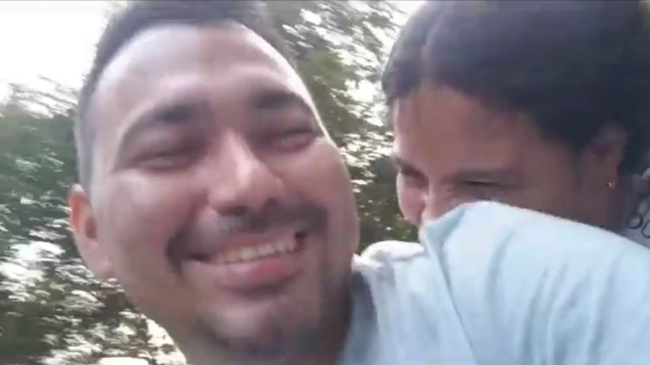 Video grabado por la víctima del accidente.