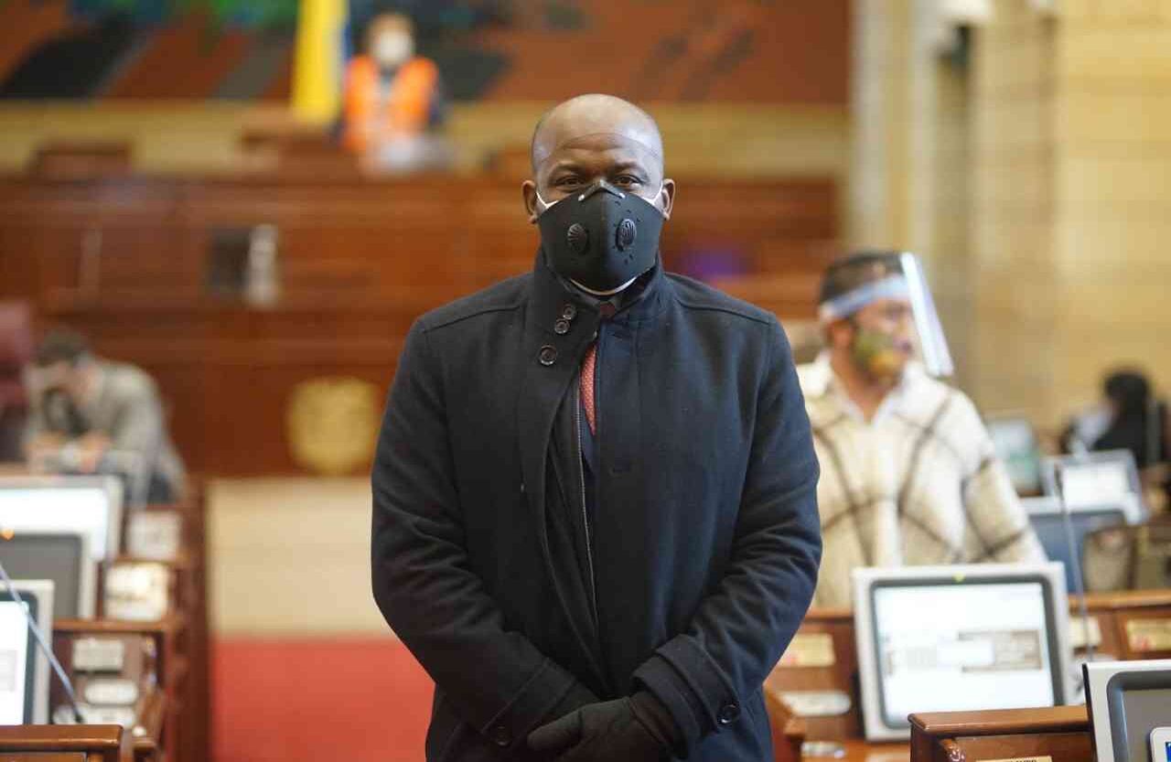 El representante Jhon Arley Murillo postuló a Germán Blanco como el nuevo presidente de la Cámara/ Foto: Cámara de Representantes