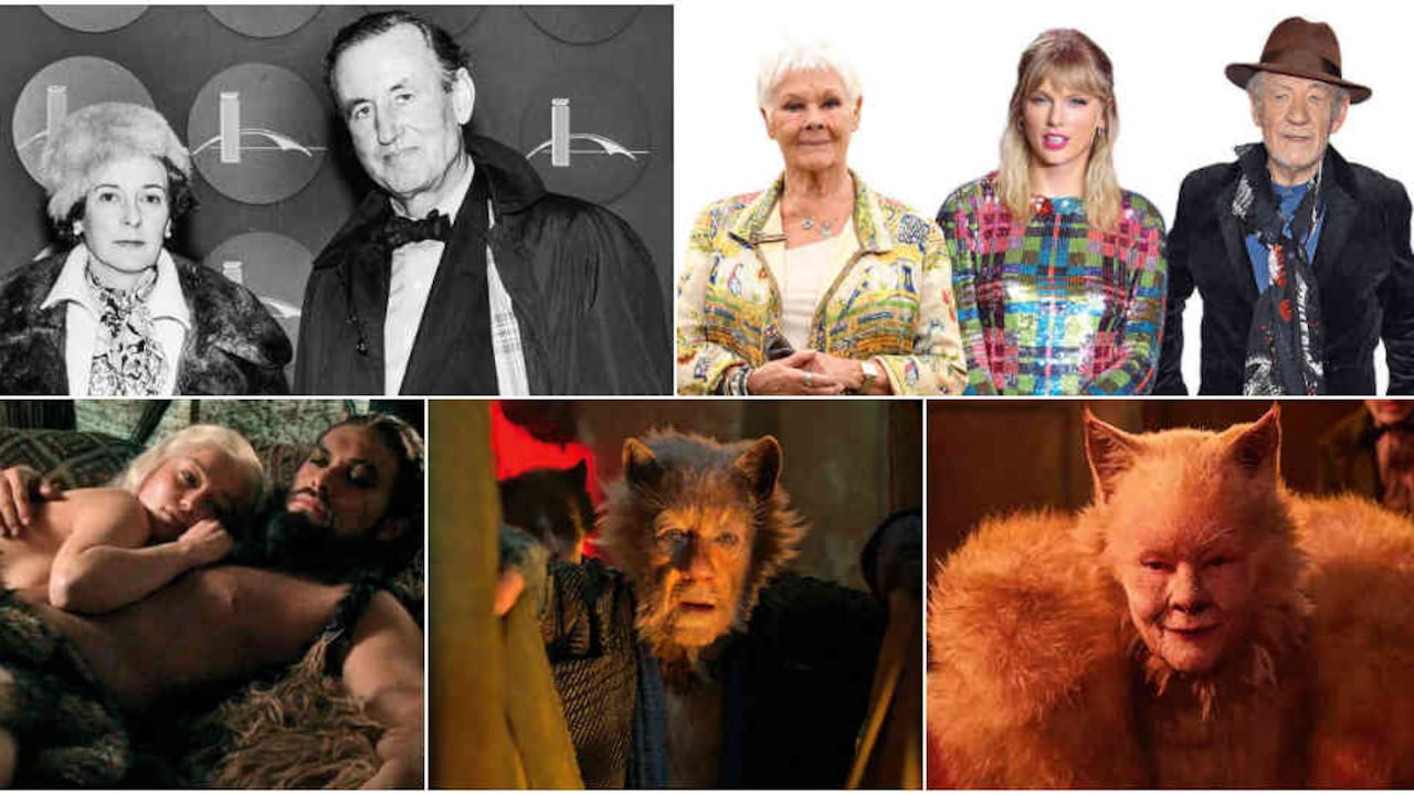 Ian Fleming, Judy Dench, Taylor Swift, Ian Mckellen, Emilia Clarke.