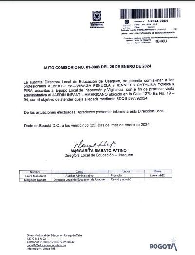 Visitas de verificación a American Garden tras las denuncias de presuntos maltratos a los niños