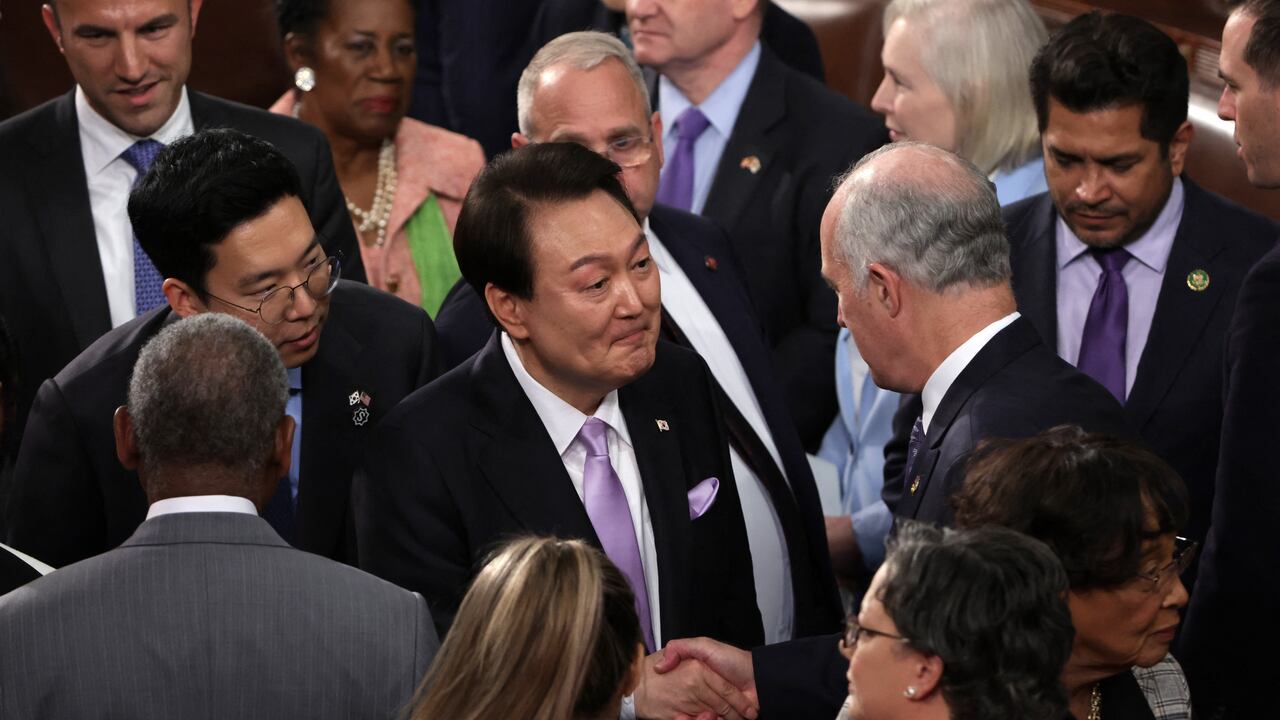 Presidente de Corea del Sur celebró su alianza con el Gobierno de los Estados Unidos. Foto: AFP.