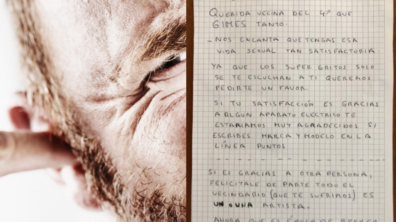 Carta del hombre a su vecina