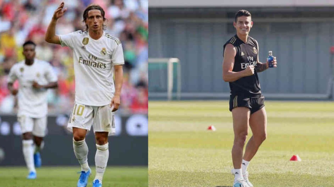 Lesión de Luka Modric le abriría opción a James en la Champions.