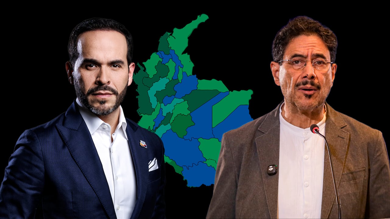 Abelardo De La Espriella e Iván Cepeda en las regiones de Colombia.