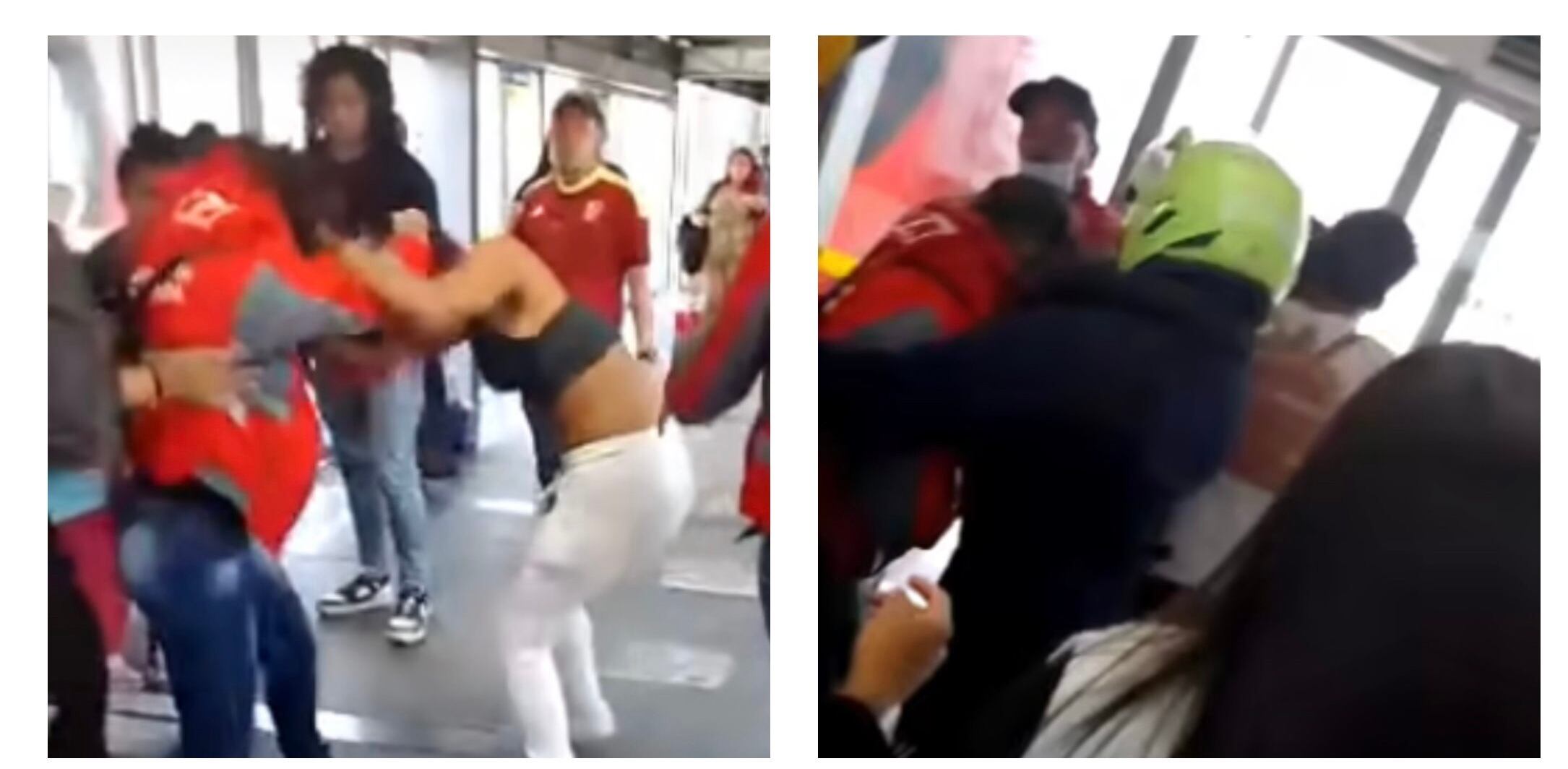 El hecho se presentó cuando la mujer que se coló en el sistem atacó a una gestora de convivencia, quien le reclamó por esa acción.