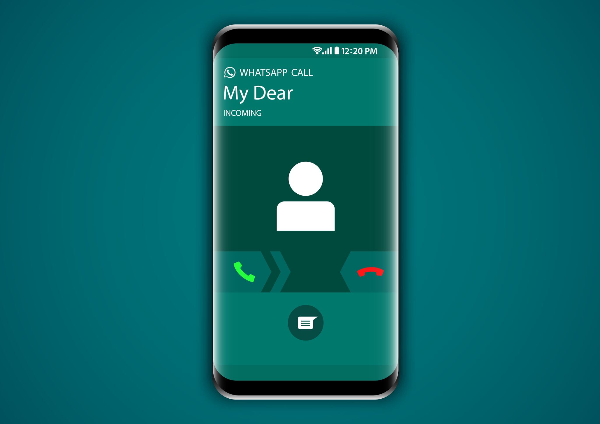 Foto de referencia sobre WhatsApp