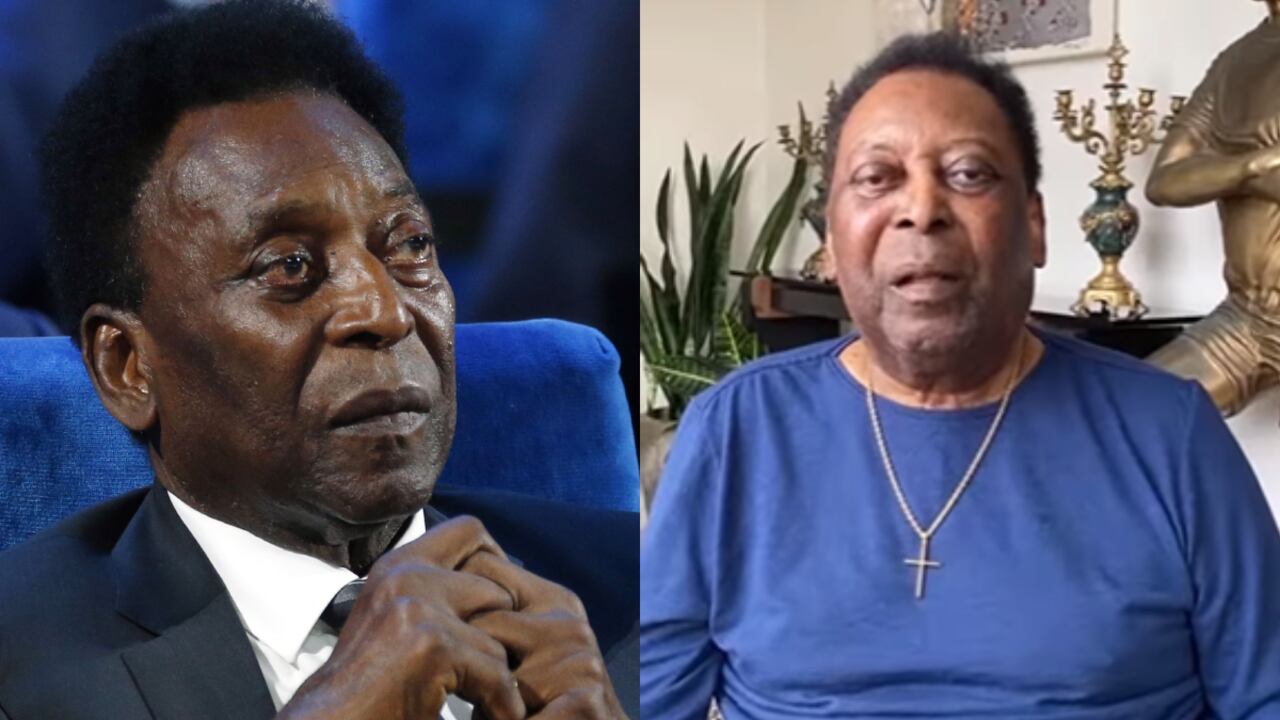 Pelé. Foto: AP/Alexander Zemlianichenko//Captura de pantalla Instagram Pelé