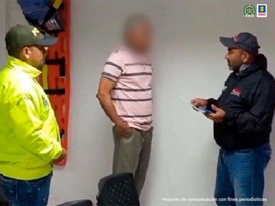 Este es el docente cuando fue capturado