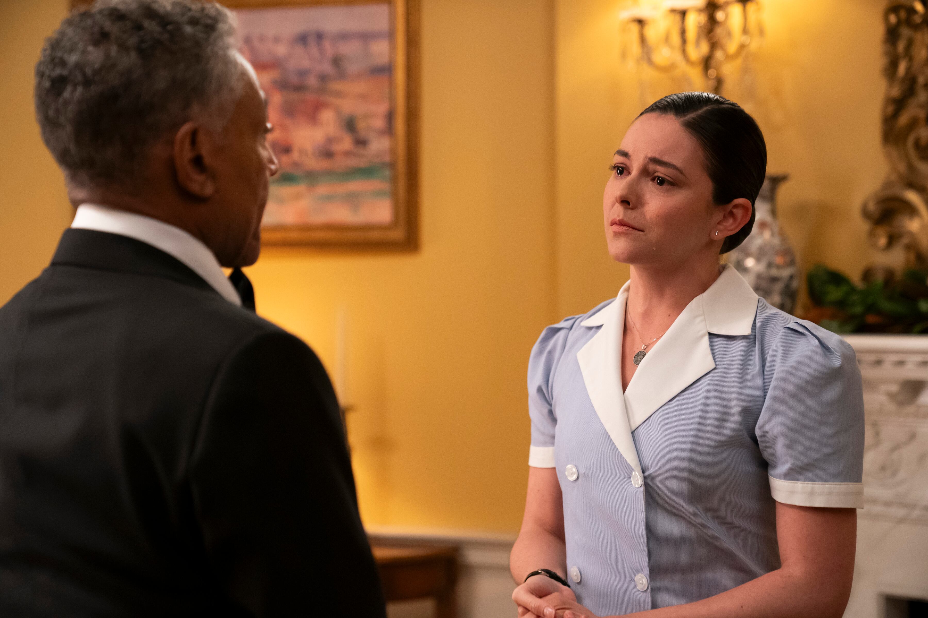 La actriz colombiana Julieth Restrepo actúa en la serie de Netflix ‘La residencia’