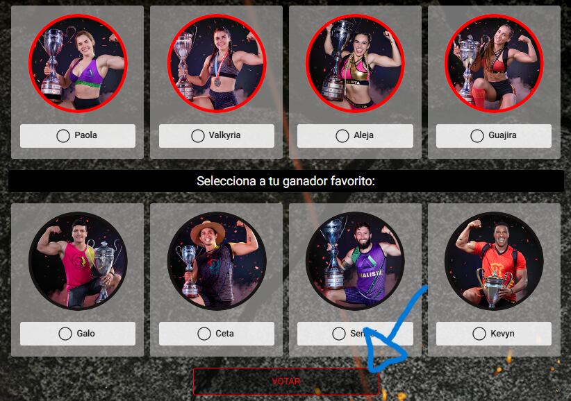 Así podrá votar por los ganadores de ediciones anteriores del 'Desafío'.