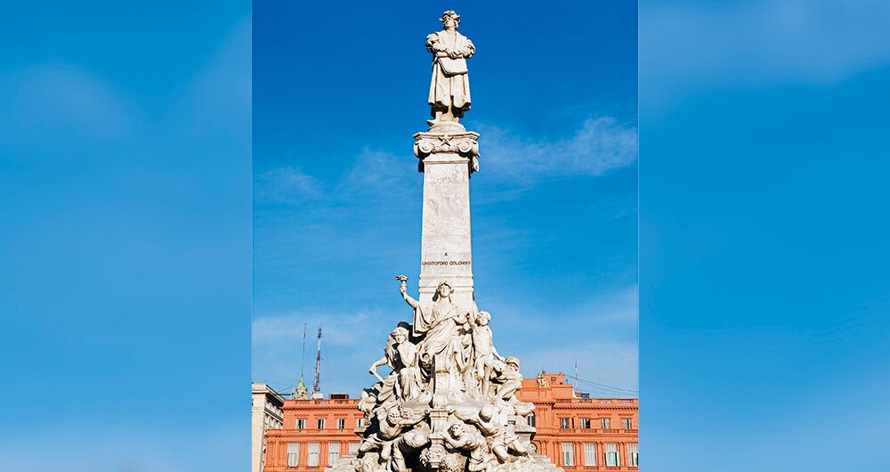 Monumento a Cristóbal Colón.