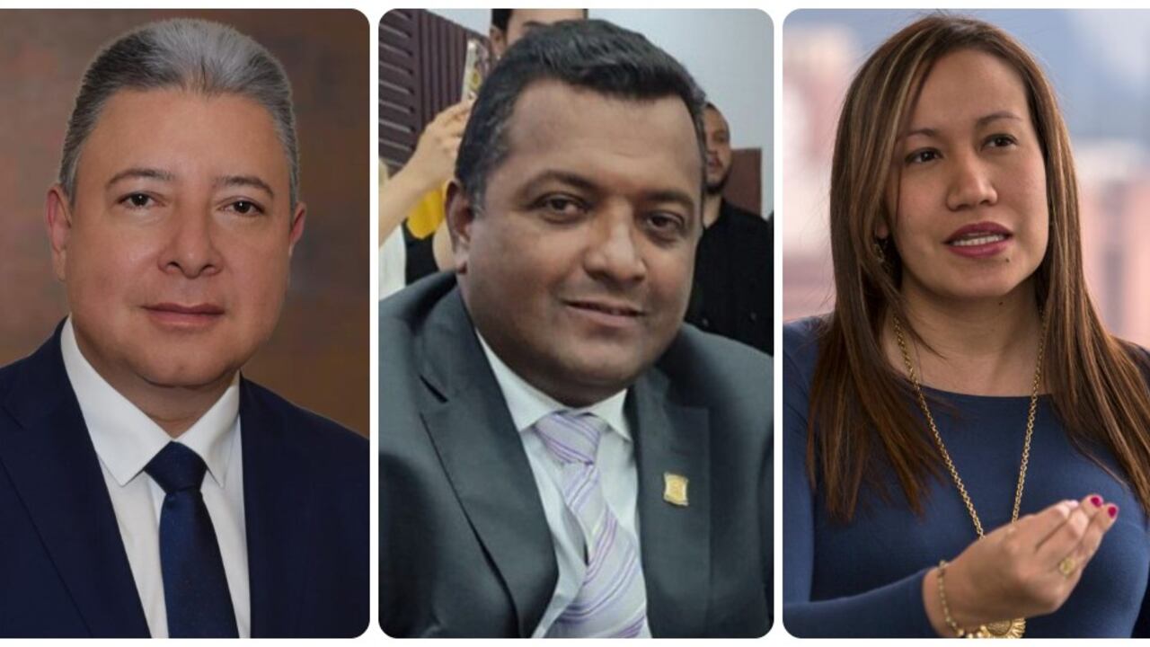 Nicolás Echeverry, Víctor Salcedo y Carolina Corcho.