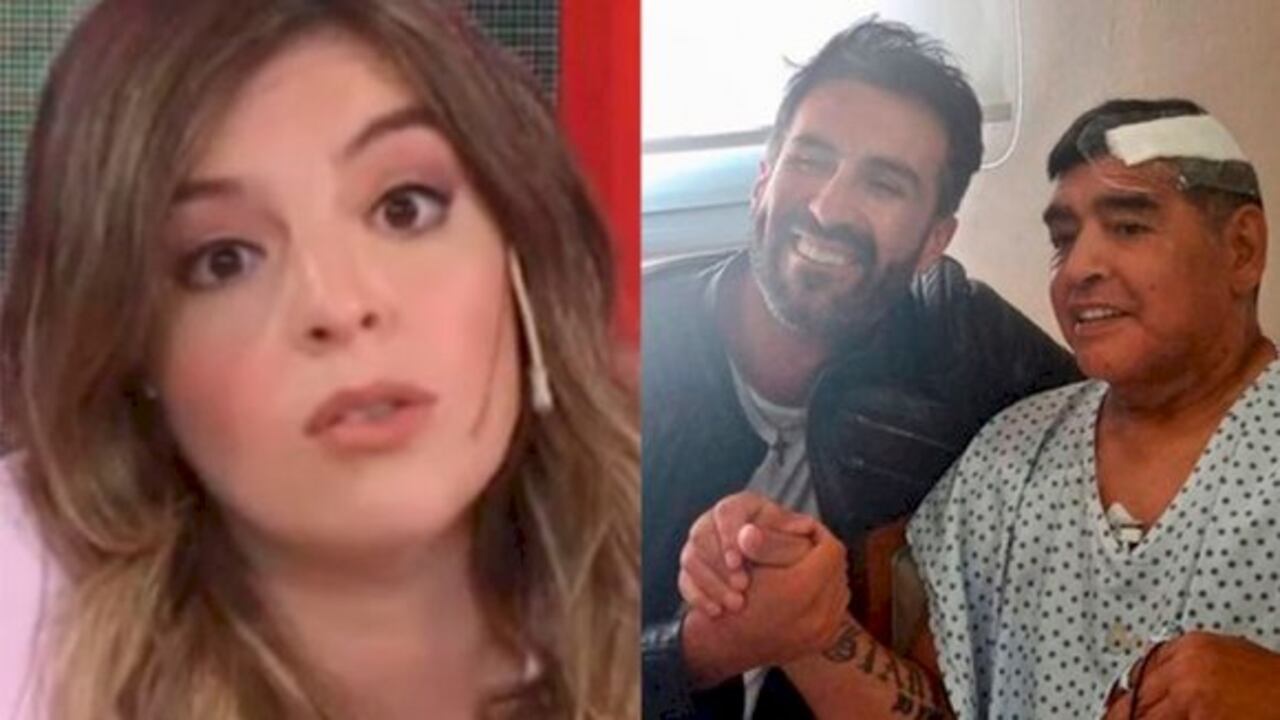 Dalma Maradona y Diego Maradona