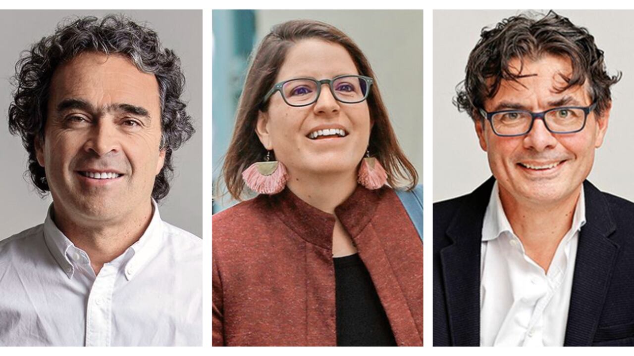 Sergio Fajardo, Juanita Goebertus y Alejandro Gaviria