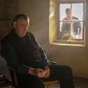 Brendan Gleeson y Colin Farrell en THE BANSHEES OF INISHERIN. Foto de Jonathan Hession.