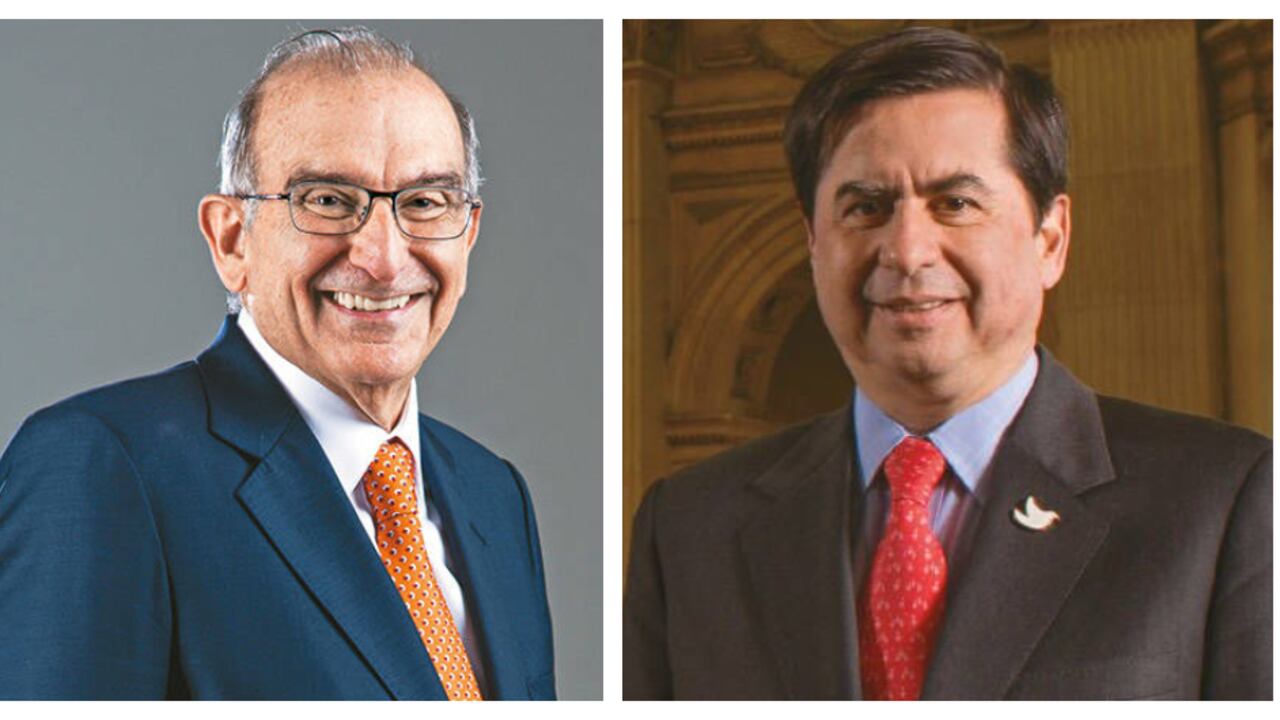 Humberto De la Calle y Juan Fernando Cristo.