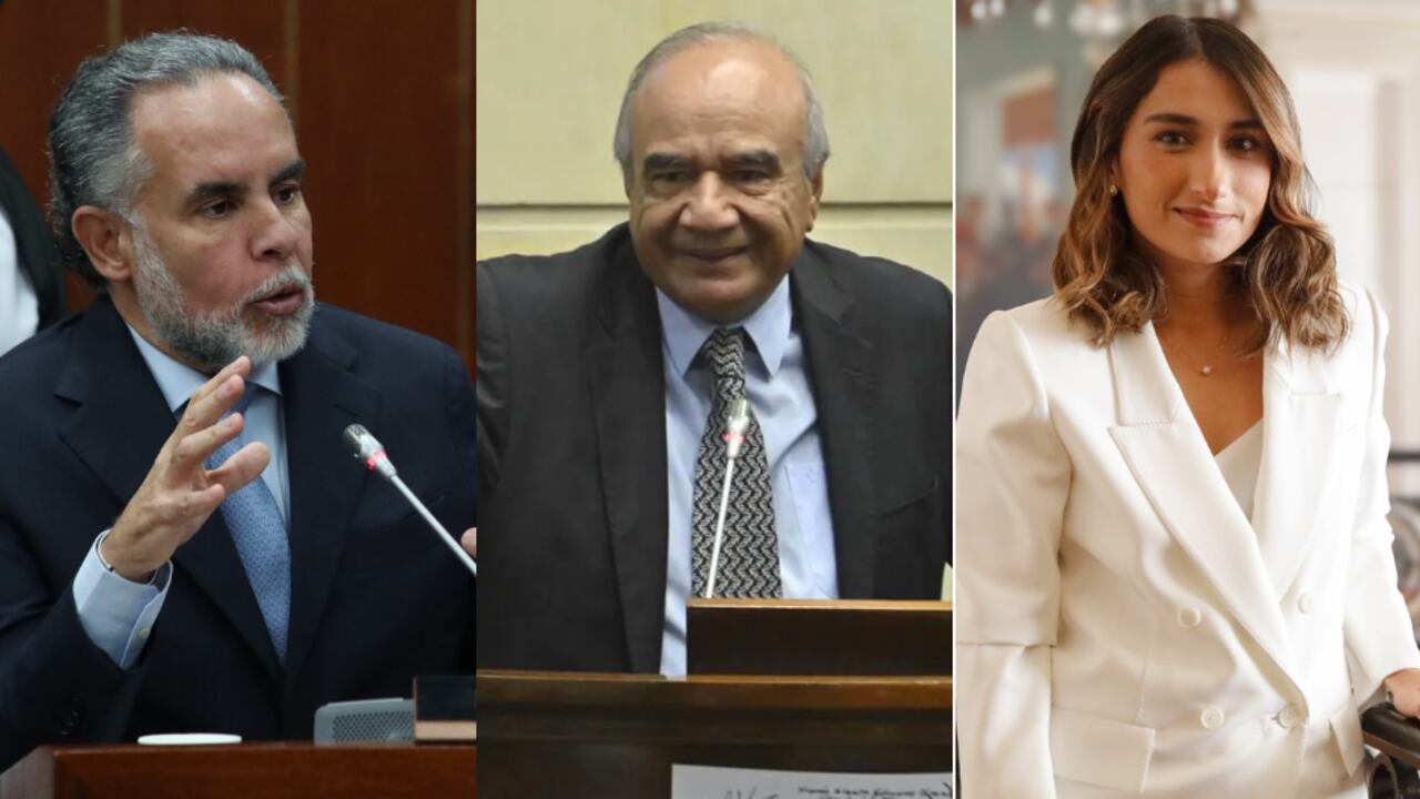 Armando Benedetti, Héctor Carvajal y Laura Sarabia.