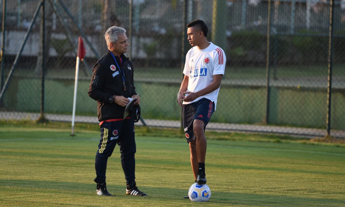 Reinaldo Rueda en la concentración de la Selección Colombia. Foto: FCF