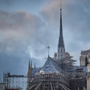 Esta fotografía muestra la catedral de Notre-Dame de París unos días antes de su reapertura, en el centro de París el 26 de noviembre de 2024.