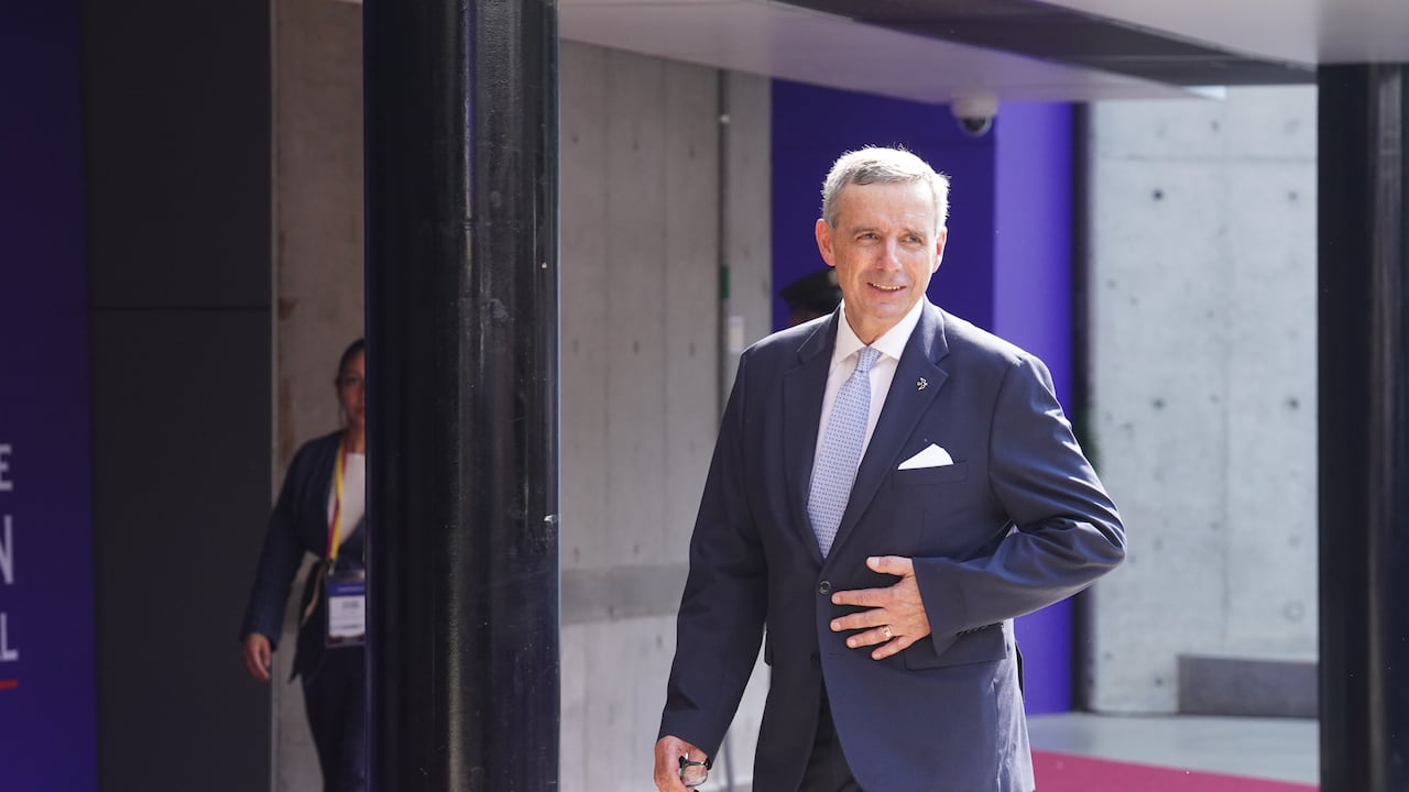 Miguel Gómez Martínez, ministro de Hacienda, el 7 de agosto de 2026 en Cali (Colombia), durante la posesión presidencial de Abelardo De La Espriella